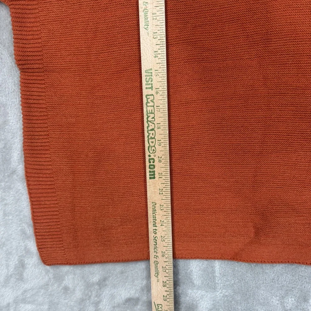 Kerisma Sweater Womens‎ One Size Orange Red Wool Blend Oversized Split Sleeve